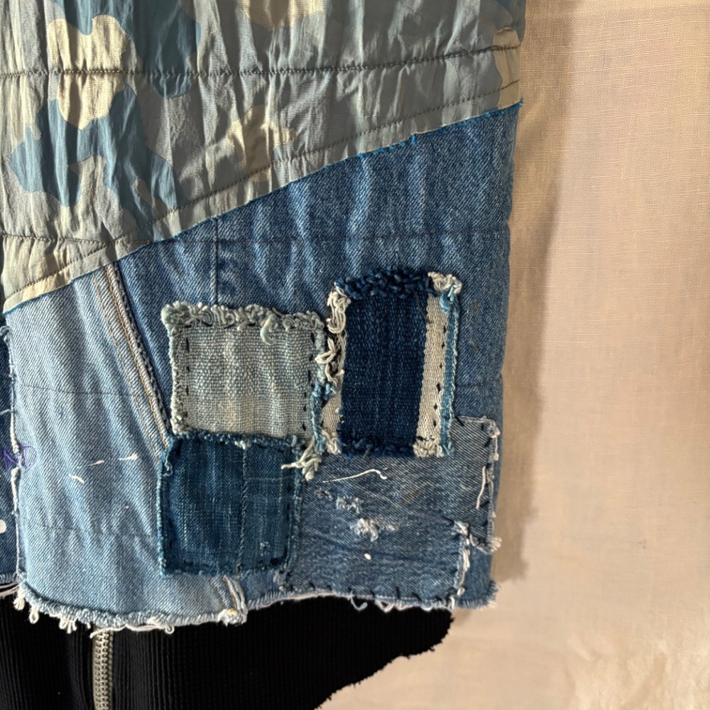 GREG LAUREN QUILTED CAMOUFLAGE VEST - Picture 7 of 9